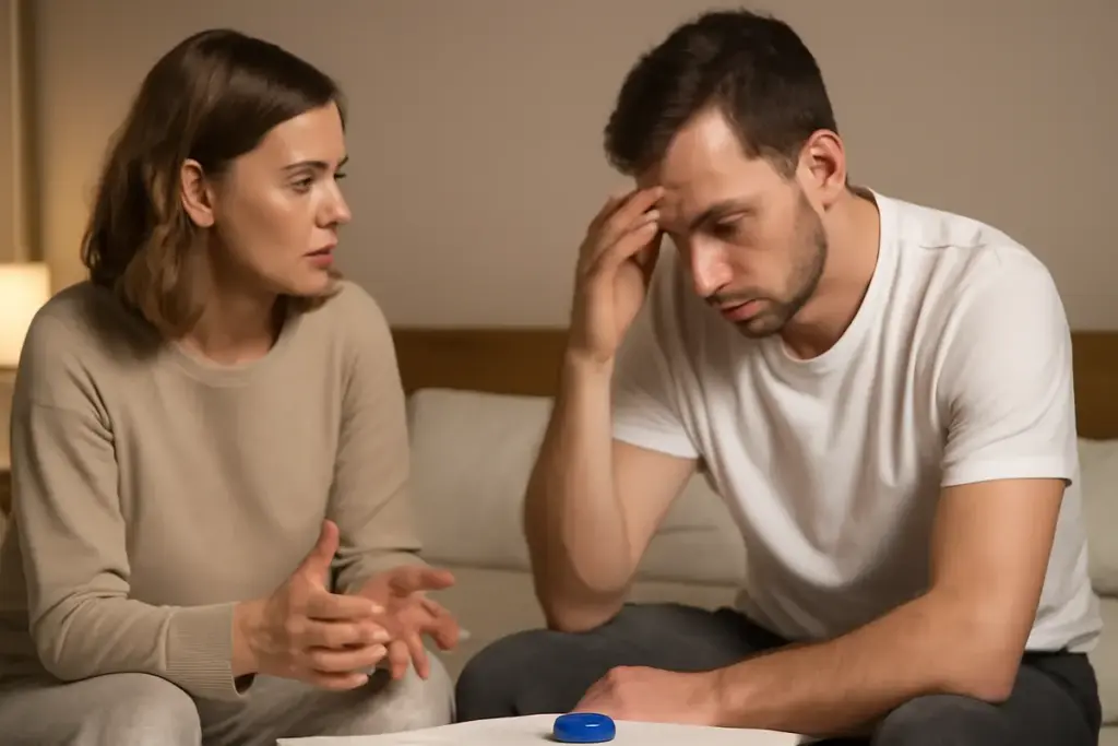 Come parlare con il partner di difficoltà sessuali maschili? Il metodo che facilita l’intimità