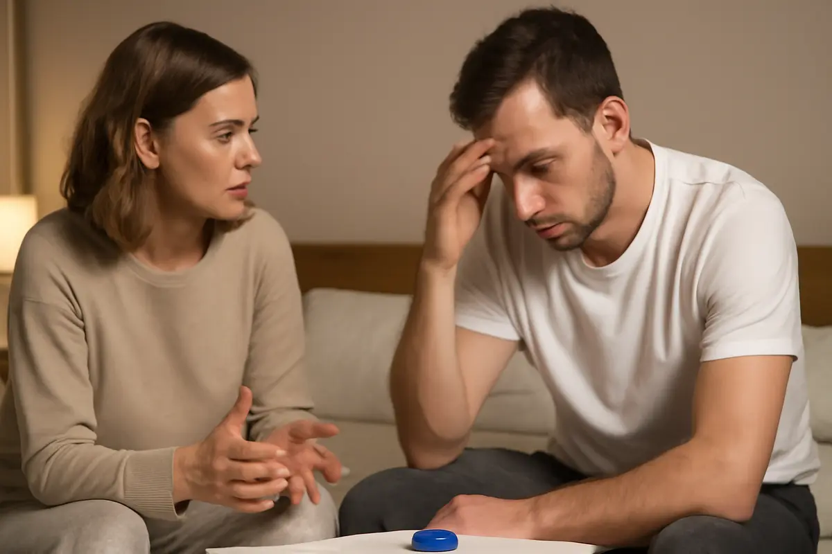Come parlare con il partner di difficoltà sessuali maschili? Il metodo che facilita l’intimità