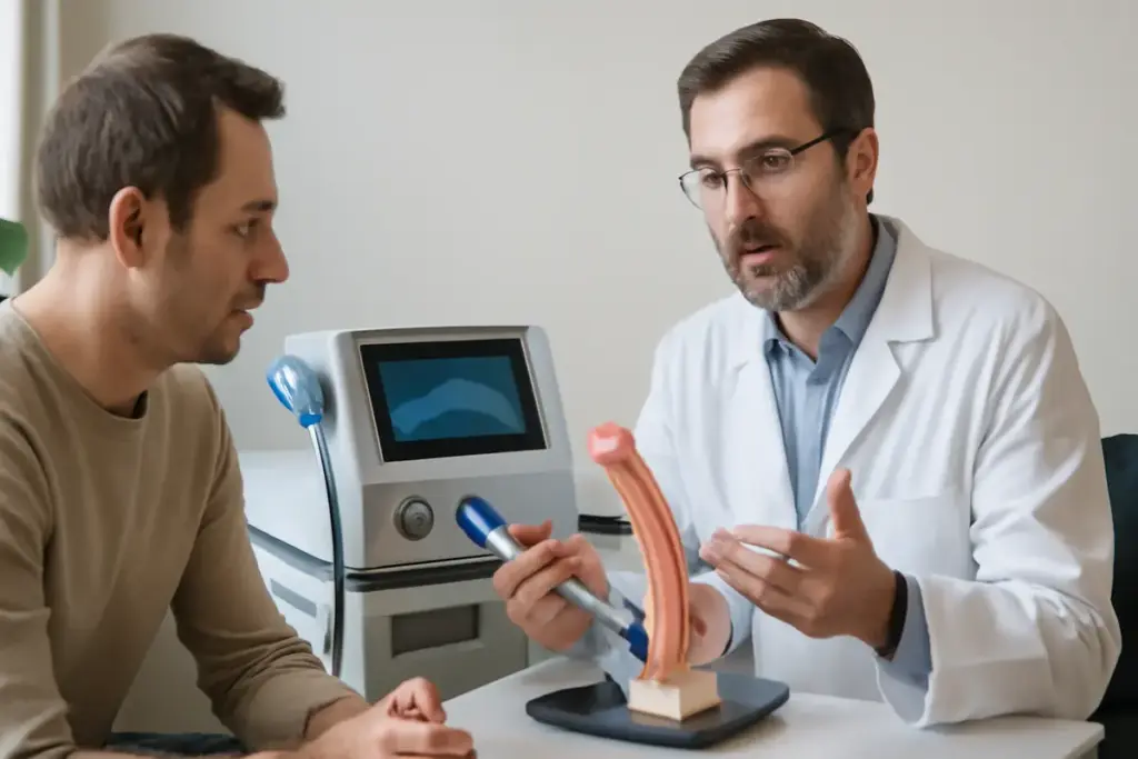 Terapia ondulatoria a onde d’urto: risultati e studi su erezione e tessuti penieni spiegati dai medici